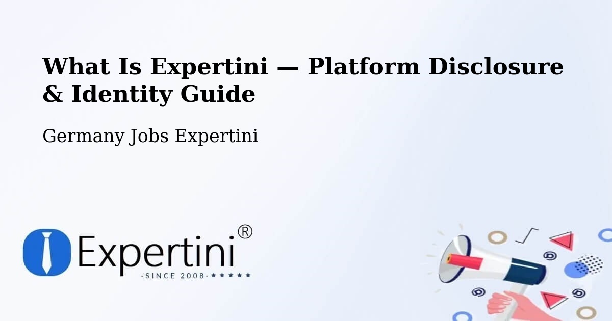 What Is Expertini — Platform Disclosure & Identity Guide – Baumholder
